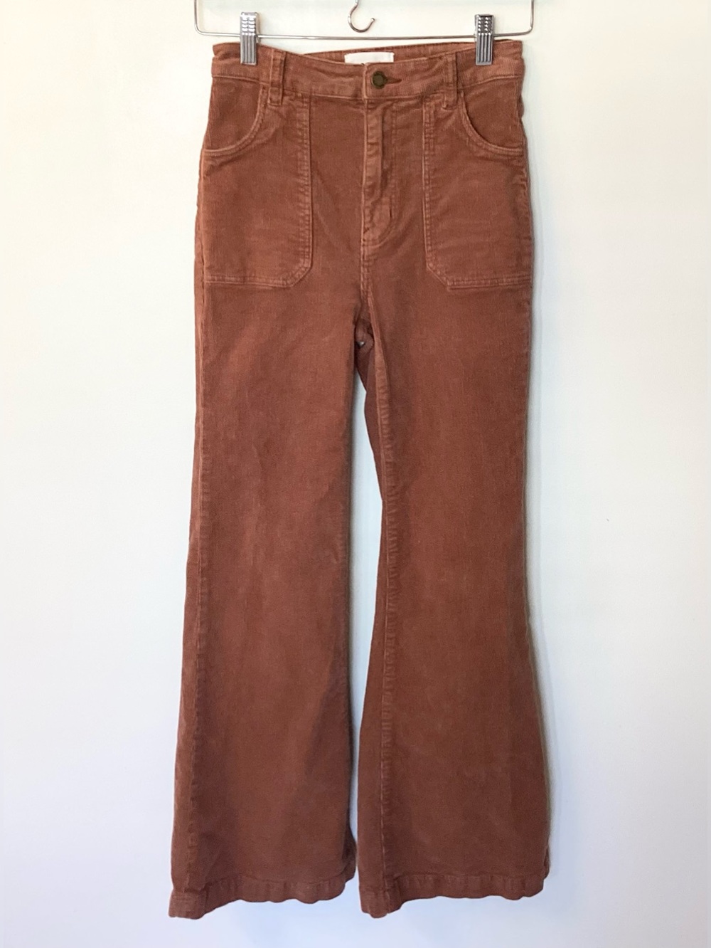 Rolla’s Corduroy Eastcoast High Rise Flares - Cinnamon - 25